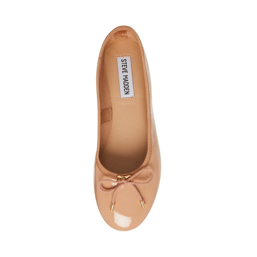 Ballerinas Steve Madden Blossoms Charol Mujer Beige | ES PD24E3